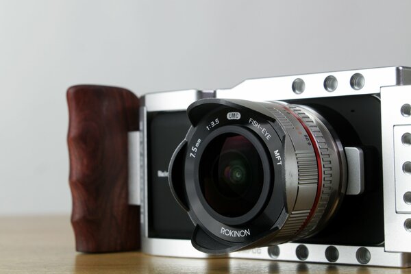 Primo piano dell obiettivo della fotocamera