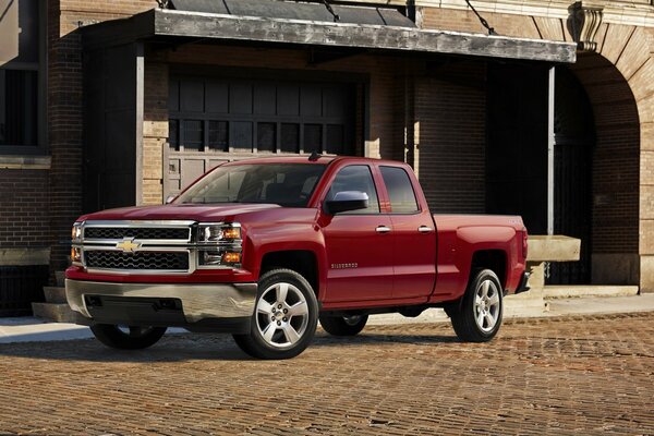 2015 Chevrolet Silverado rosso