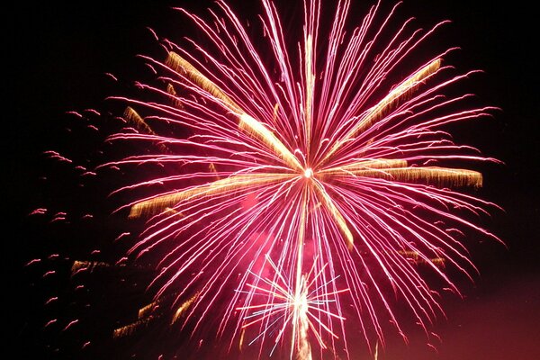 Saluto durante la festa di notte