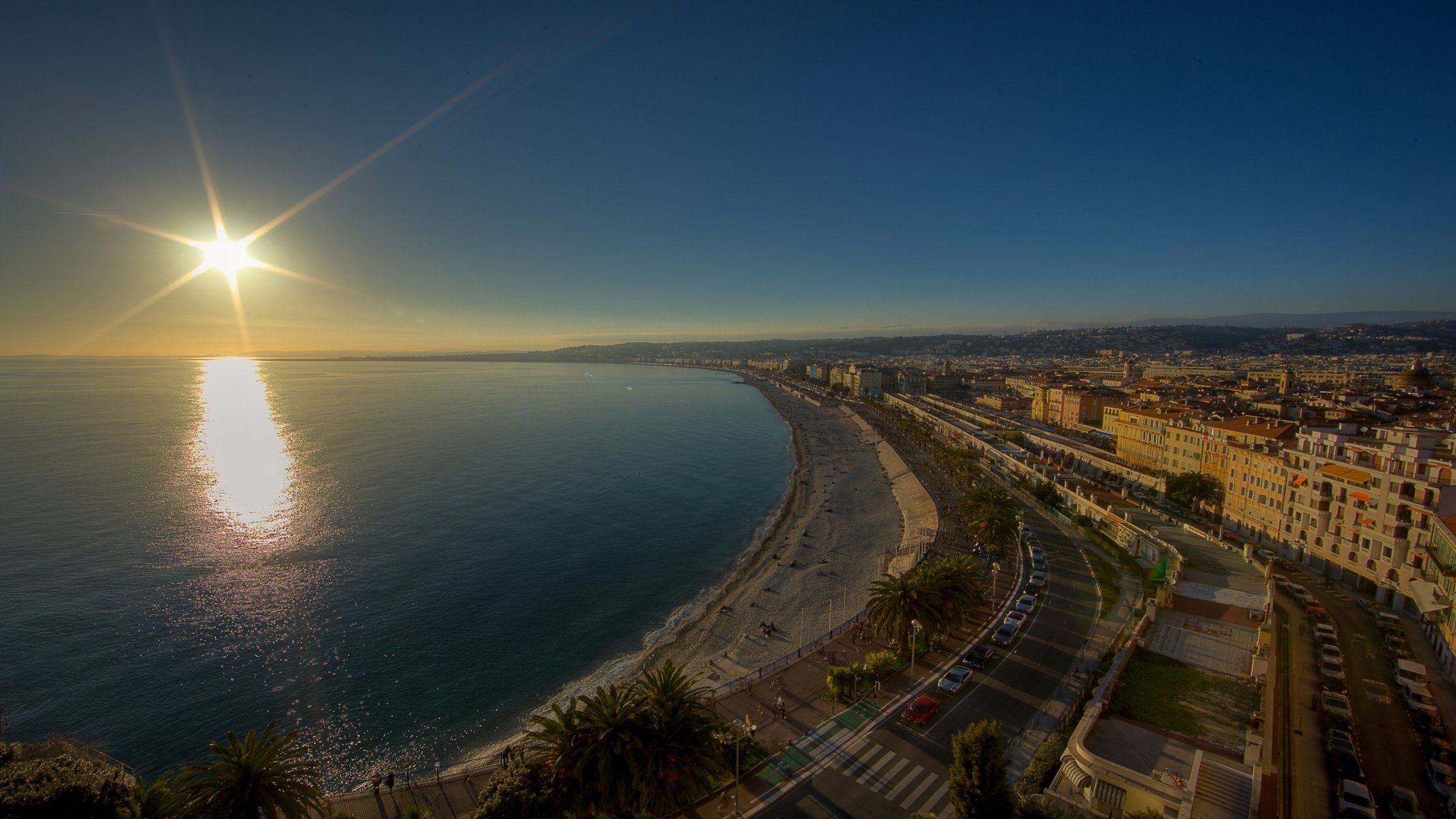 full hd case strada strade costa città sole cielo acqua lungomare oceano tramonto baia molo strada sabbia