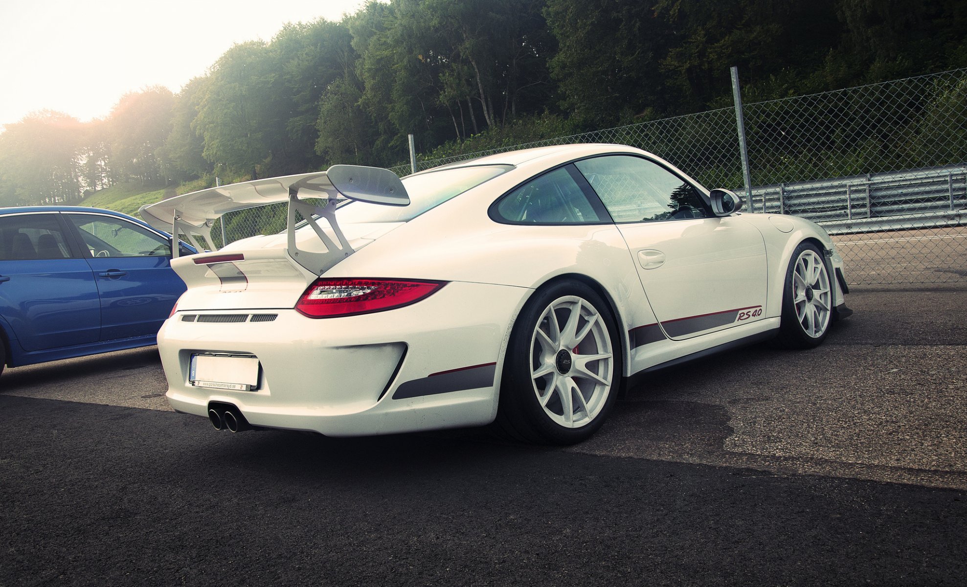 porsche gt3 rs 4.0 bianco