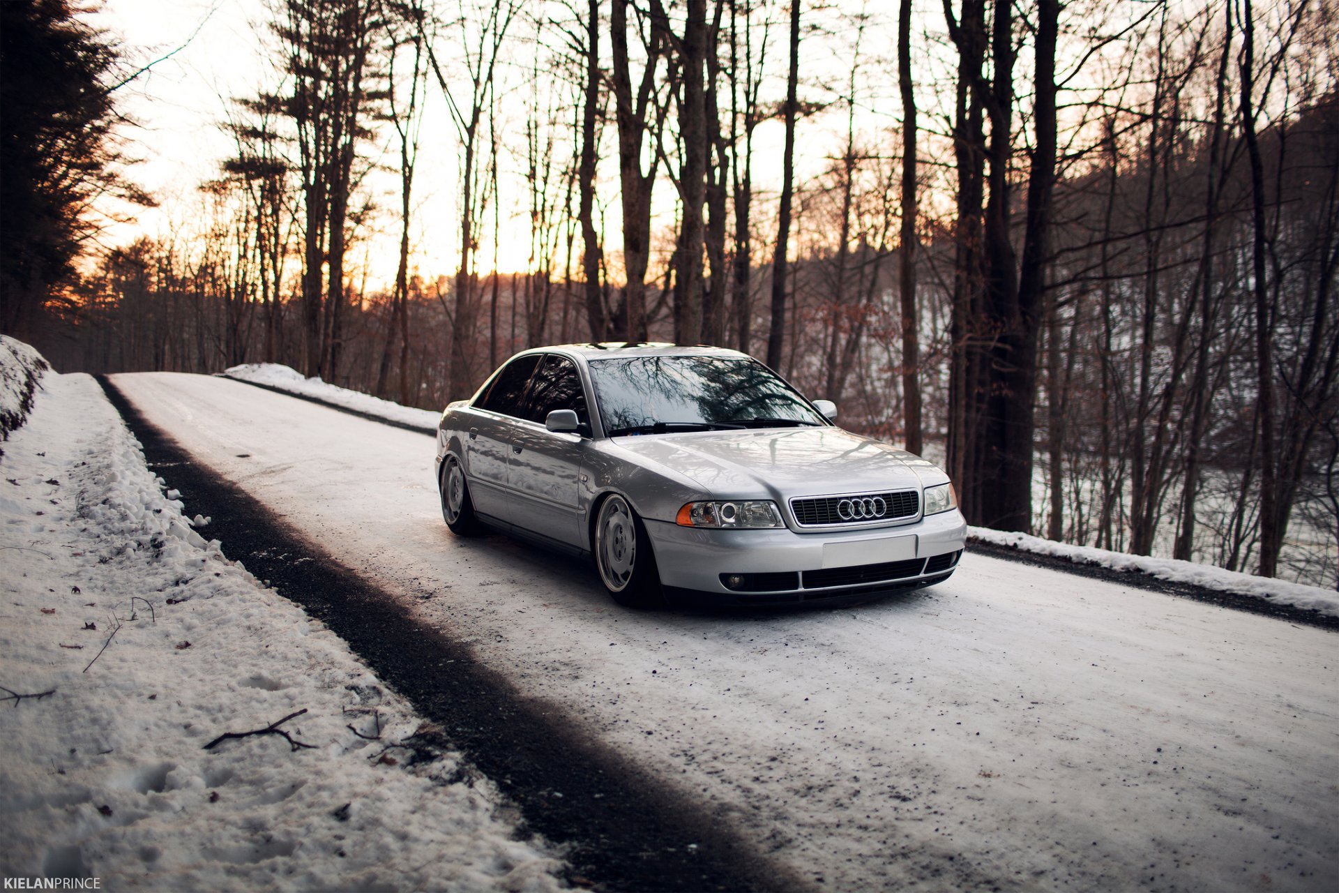 audi a4 posizione audi argento neve dogoga foresta
