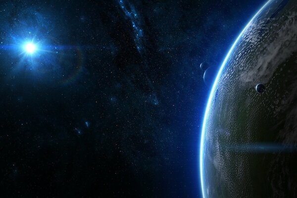 Stella dell atmosfera bellezza dello spazio