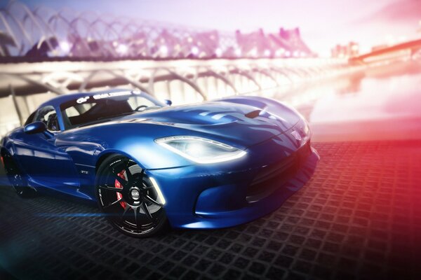 Blue Viper Dodge Viper in gioco su PlayStation