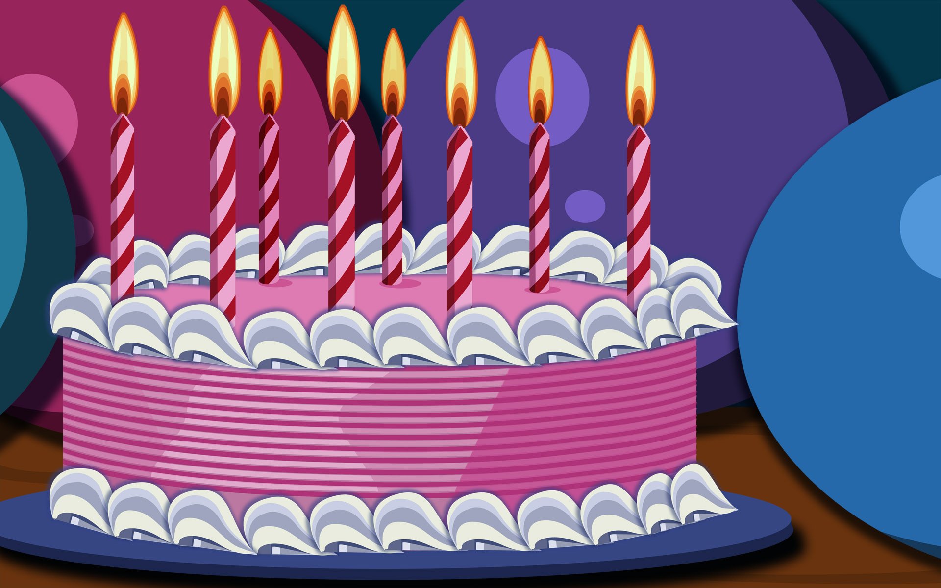 crema rosa torta cibo torta candele compleanno buon compleanno candele vacanza onomastico