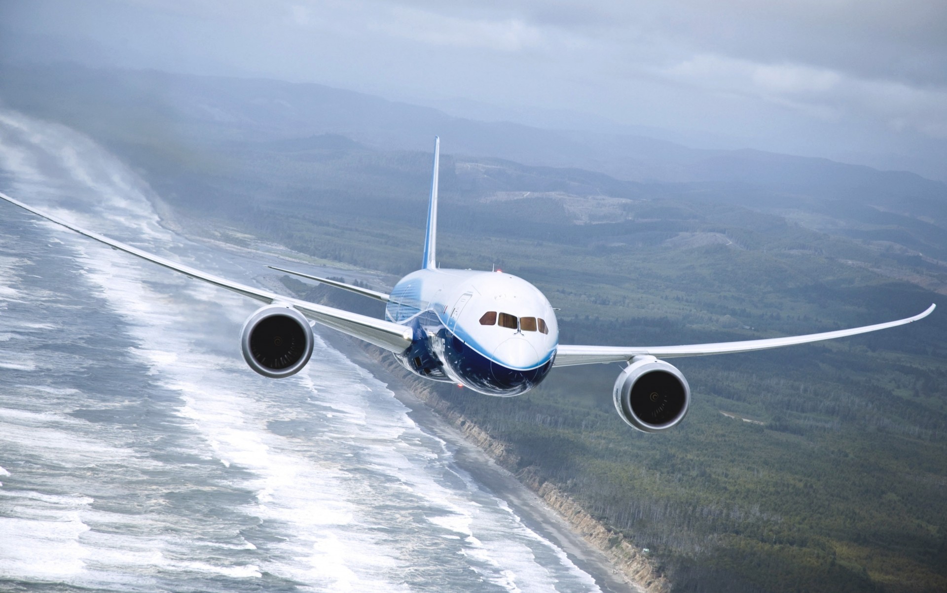 volare aereo in aria boeing