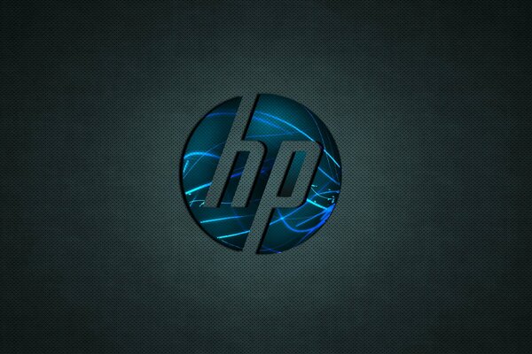 Logo hp blu