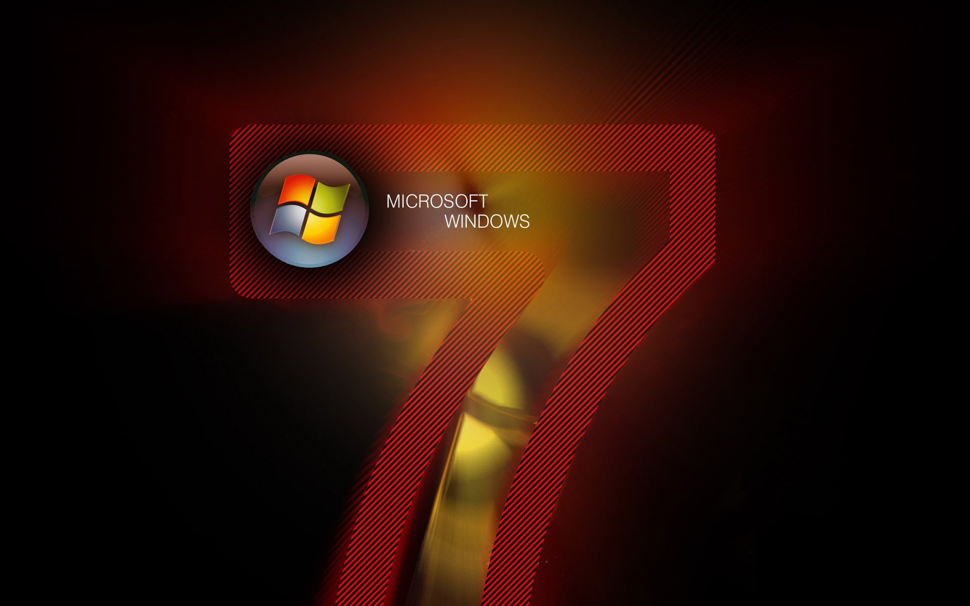 windows numero arancione iscrizione emblemi loghi