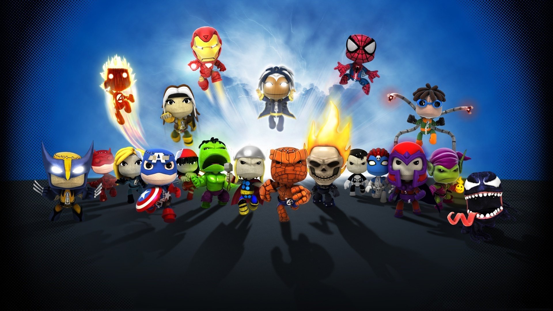 little big planet ragazzi divertenti eroi fumetti disegni anime
