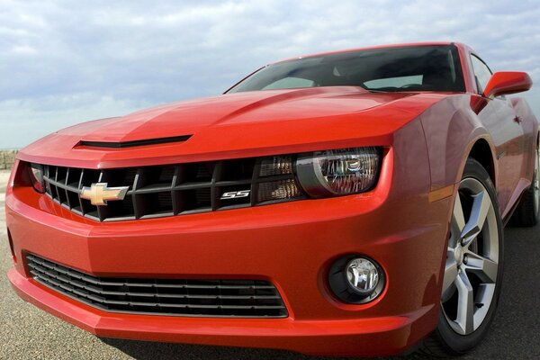Rosso Chevrolet sfondo del desktop