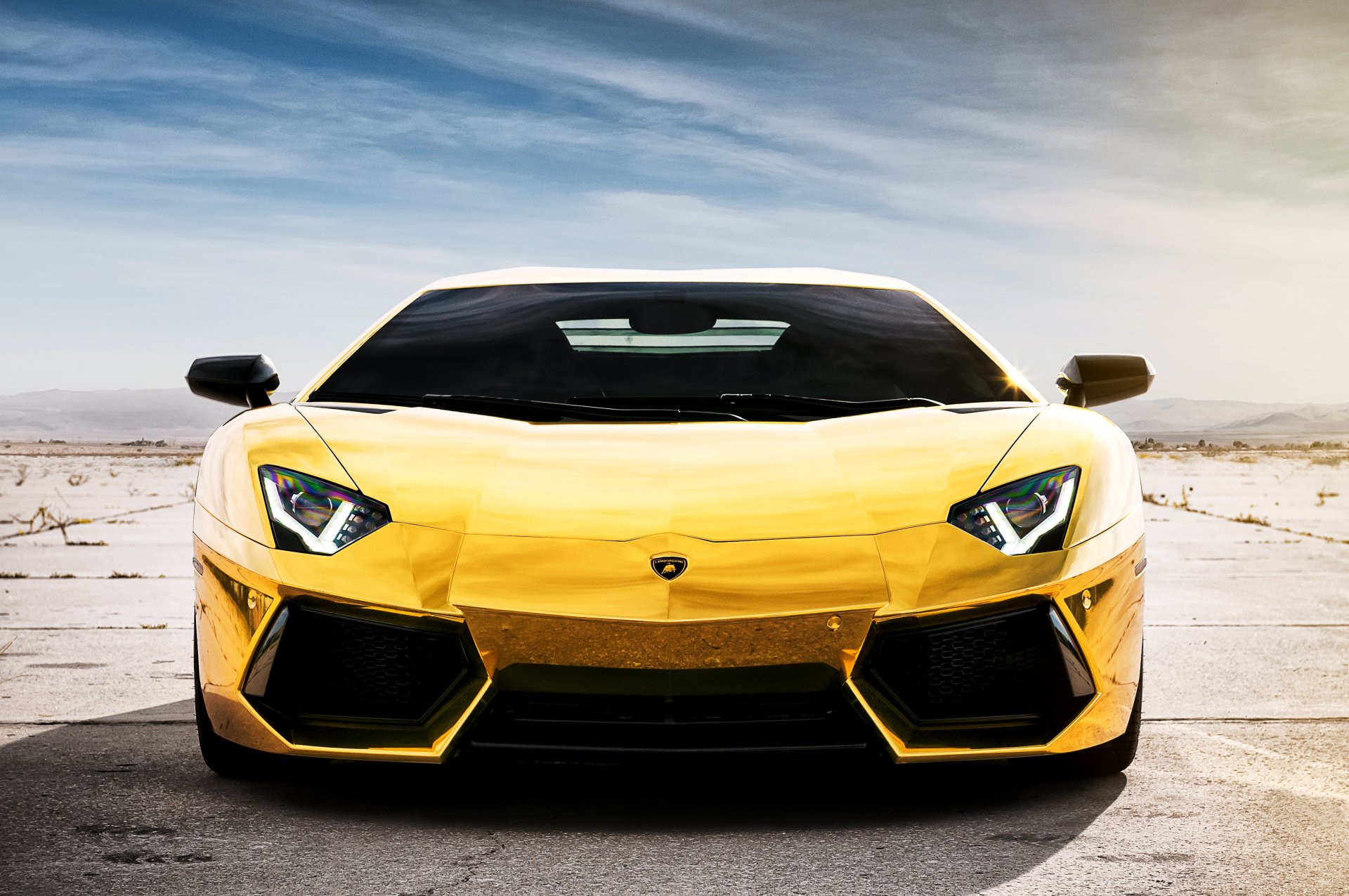 lamborghini aventador lp700-4 lb834 progetto au79 cromo oro lamborghini lamborghini aventador cromo dorato riflessione