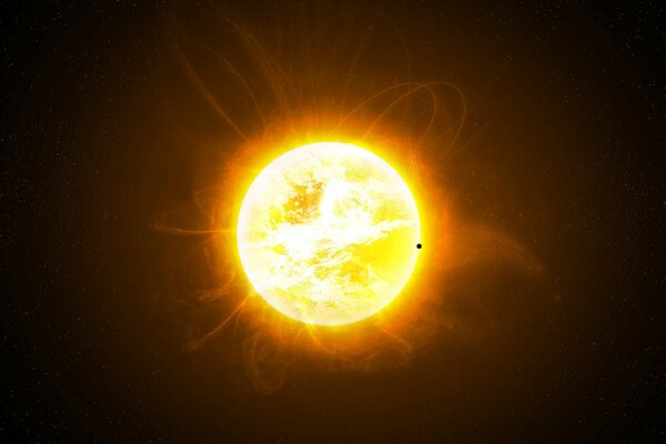 Emissione di stelle e bagliore luminoso
