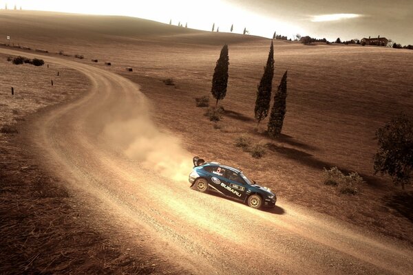 Subaru partecipa al rally in Gran turismo 5