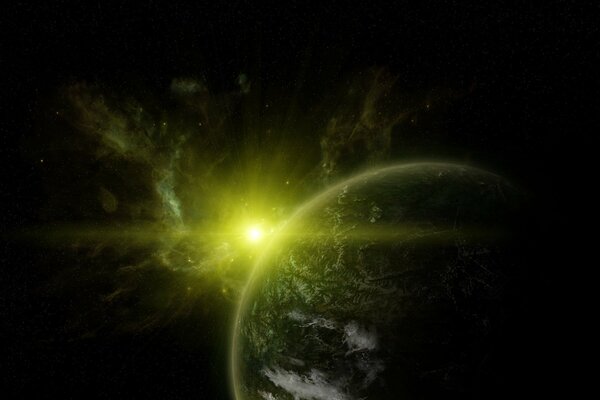 Infinito ipnotizzante nello spazio spaziale