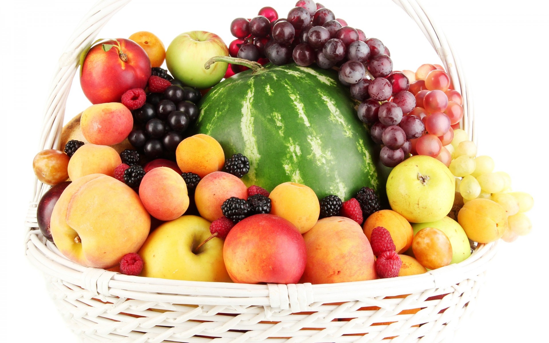 anguria frutta bacche mele shopping pesche