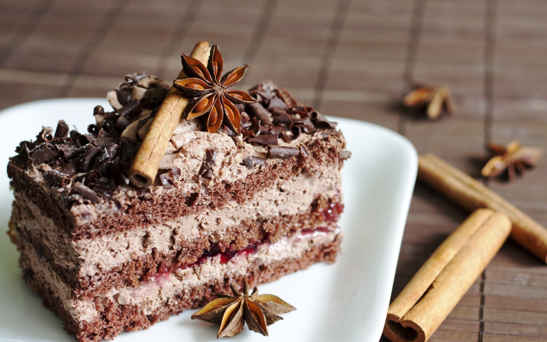 anice cioccolato torta crema spezie cannella