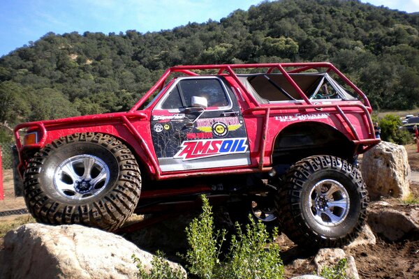 Trial Truck supera qualsiasi ostacolo sul suo SUV