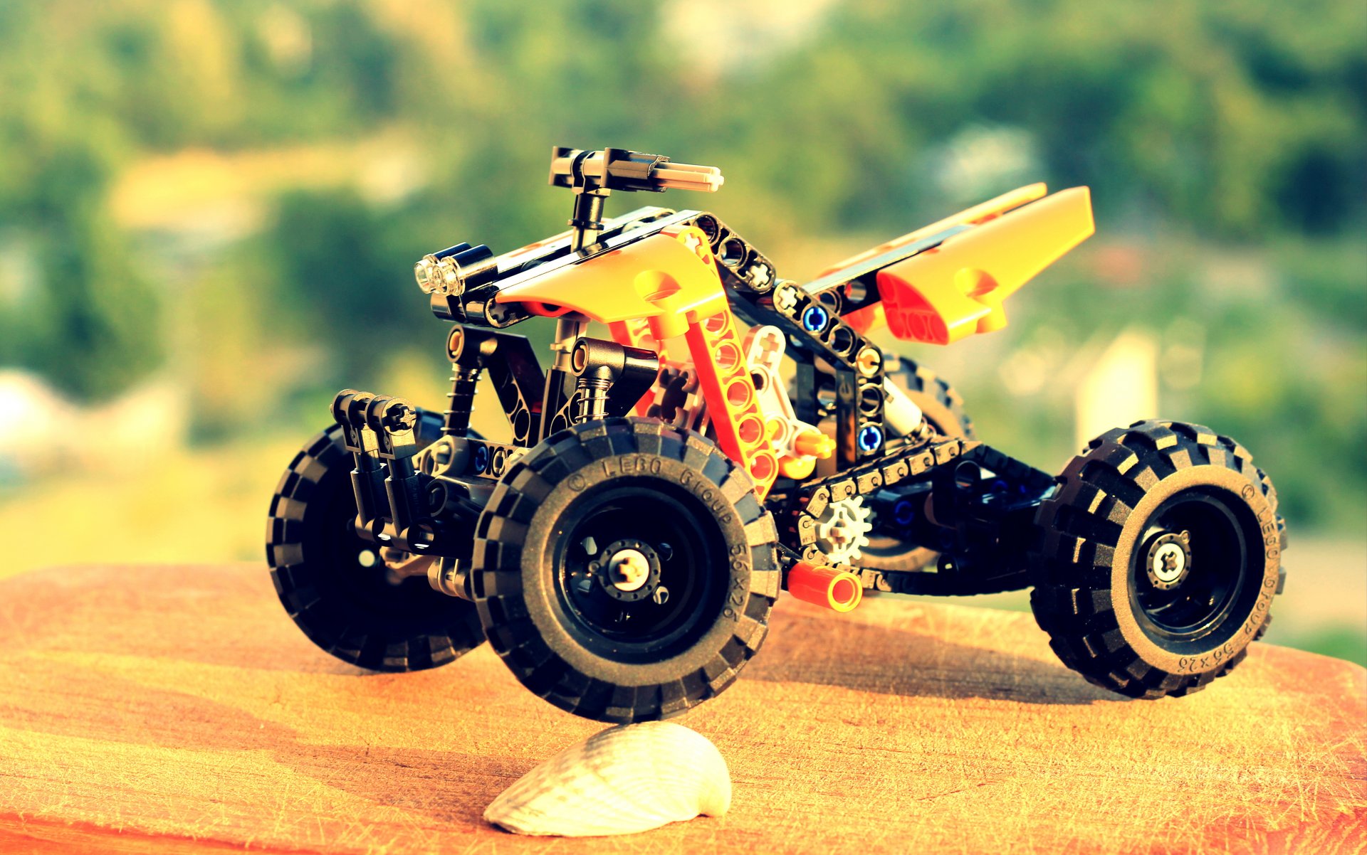 lego atv arancione