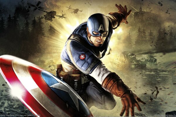Immagine dal fumetto su kapimatna America