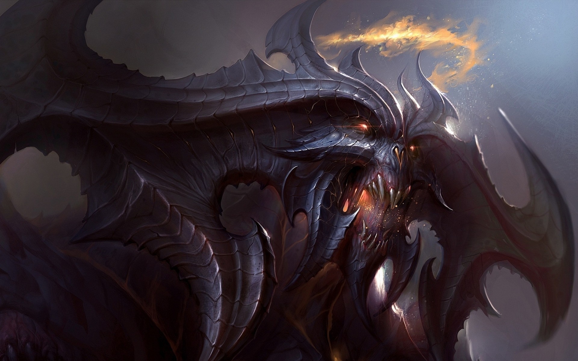 diablo pittura rpg scuro fantasia buran