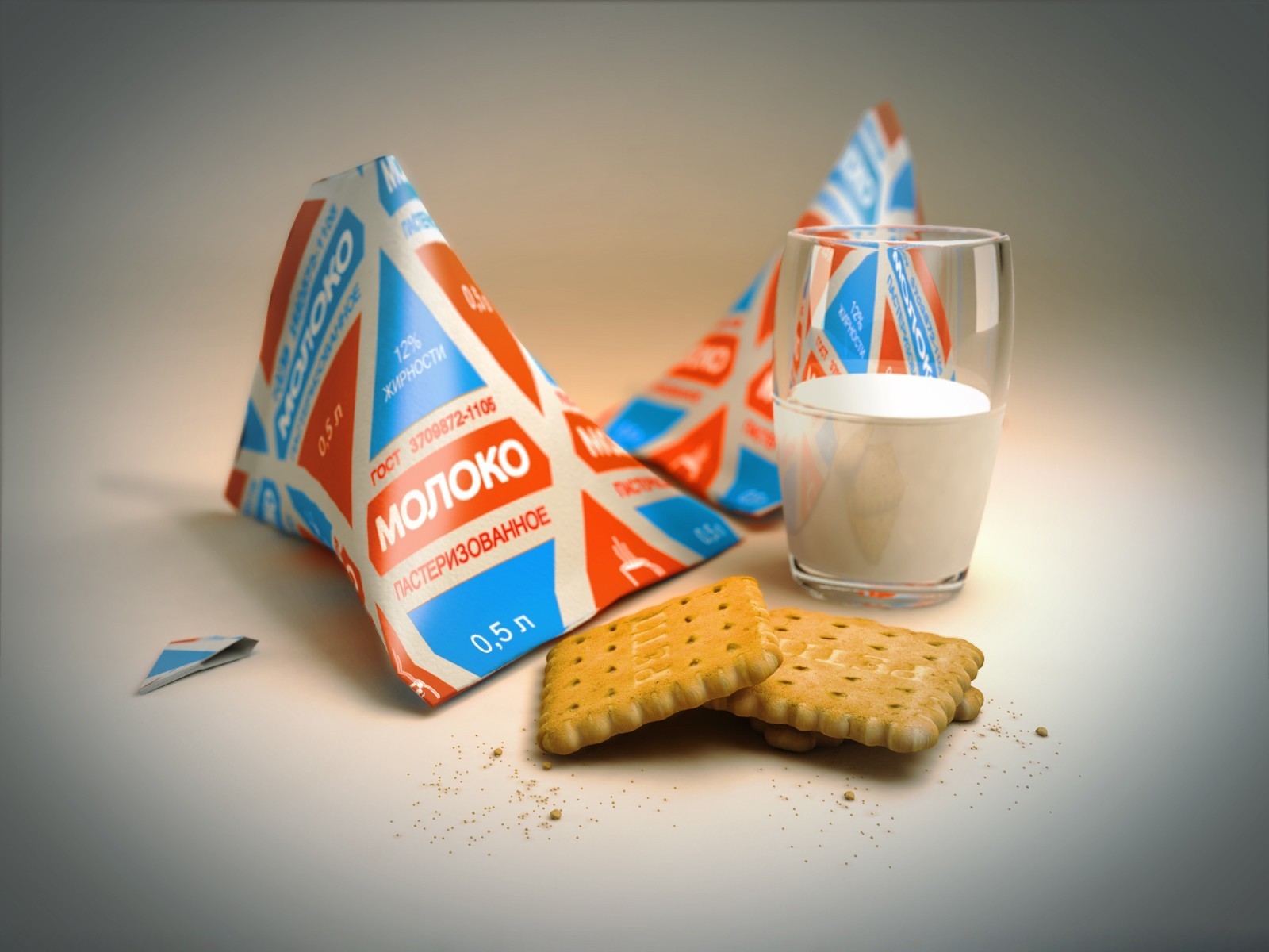 latte biscotti pacchetto