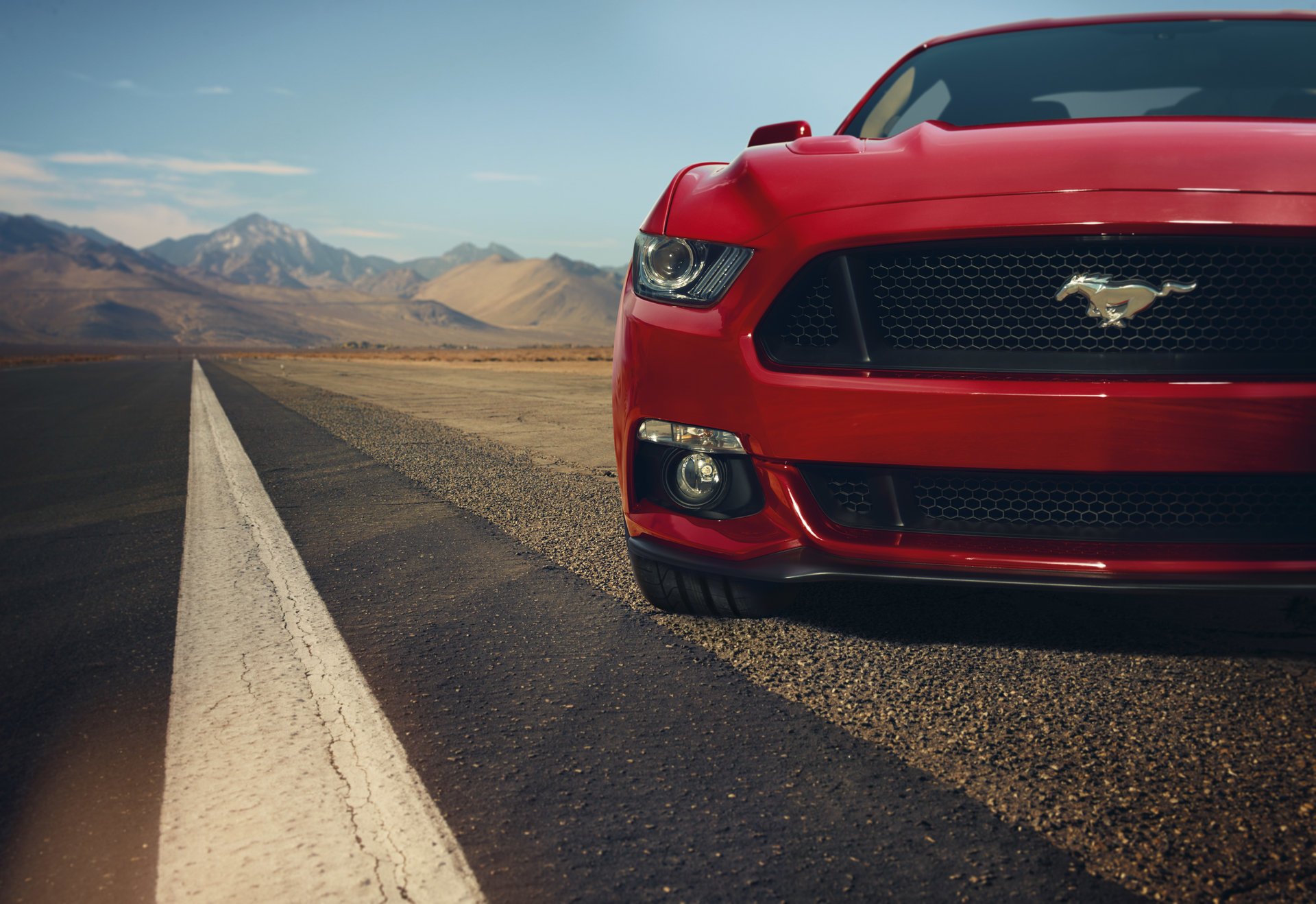 ford mustang gt rosso anteriore muscle car rosso muscle car anteriore