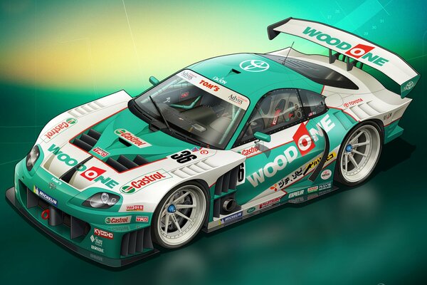 Modello moshina toyota sypra