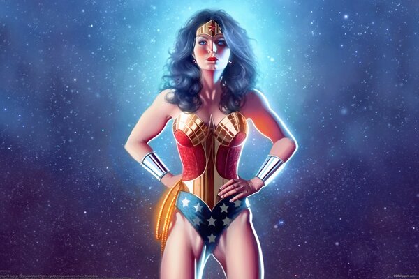 Superdonna. supereroi. figura. George patsouras
