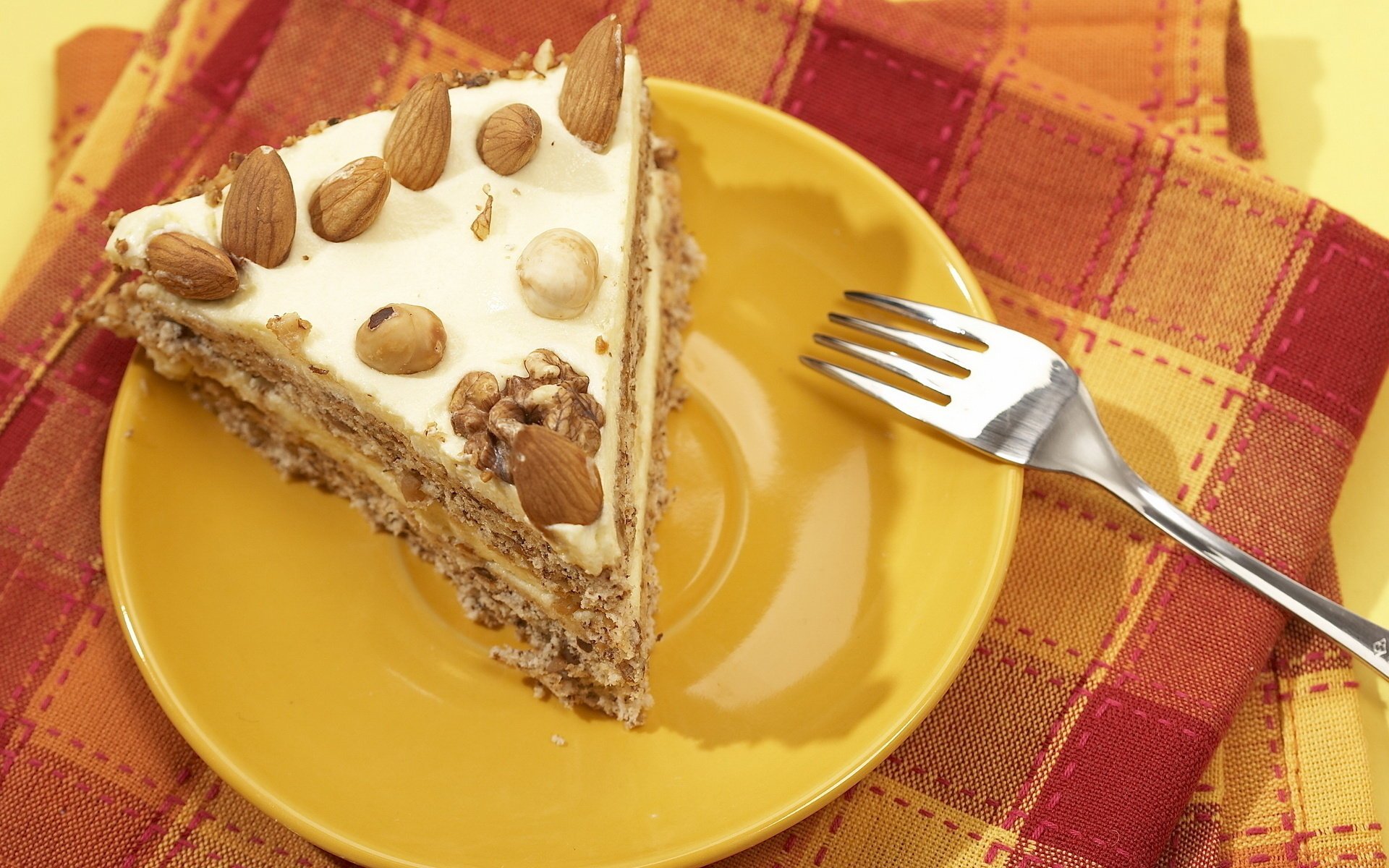fetta di torta dolce torta cibo torta crema