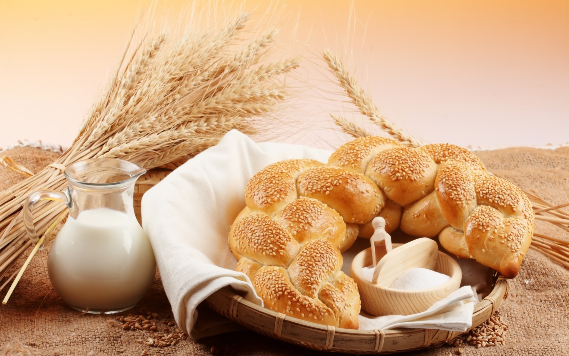 grano pane latte singolo brocca sesamo farina