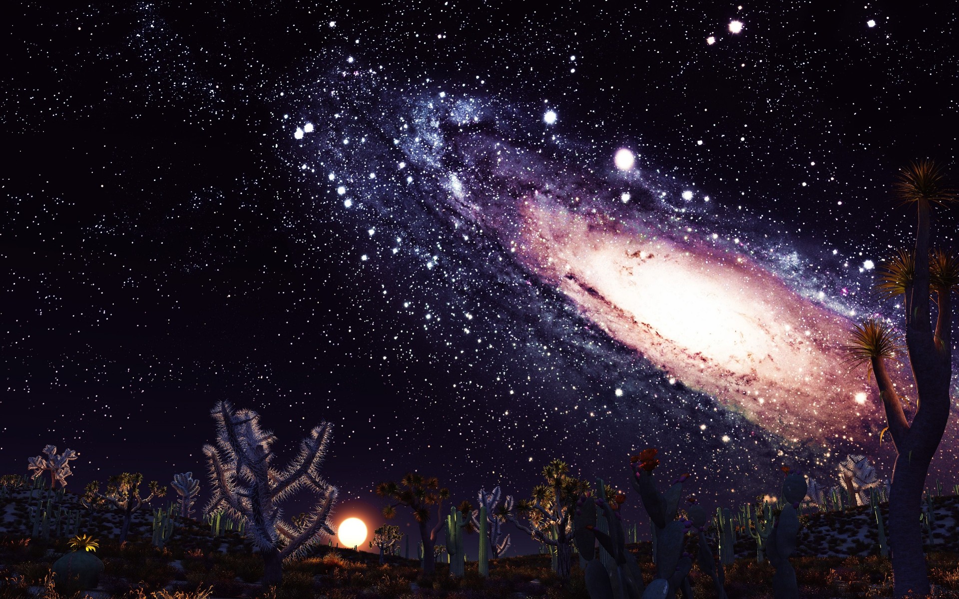 universo cielo luce fiori sistema solare piante pianeta