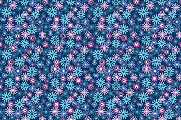 Fiori multicolori di forma diversa