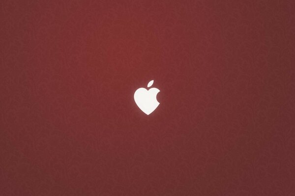 Cuore di mela e amore per Apple