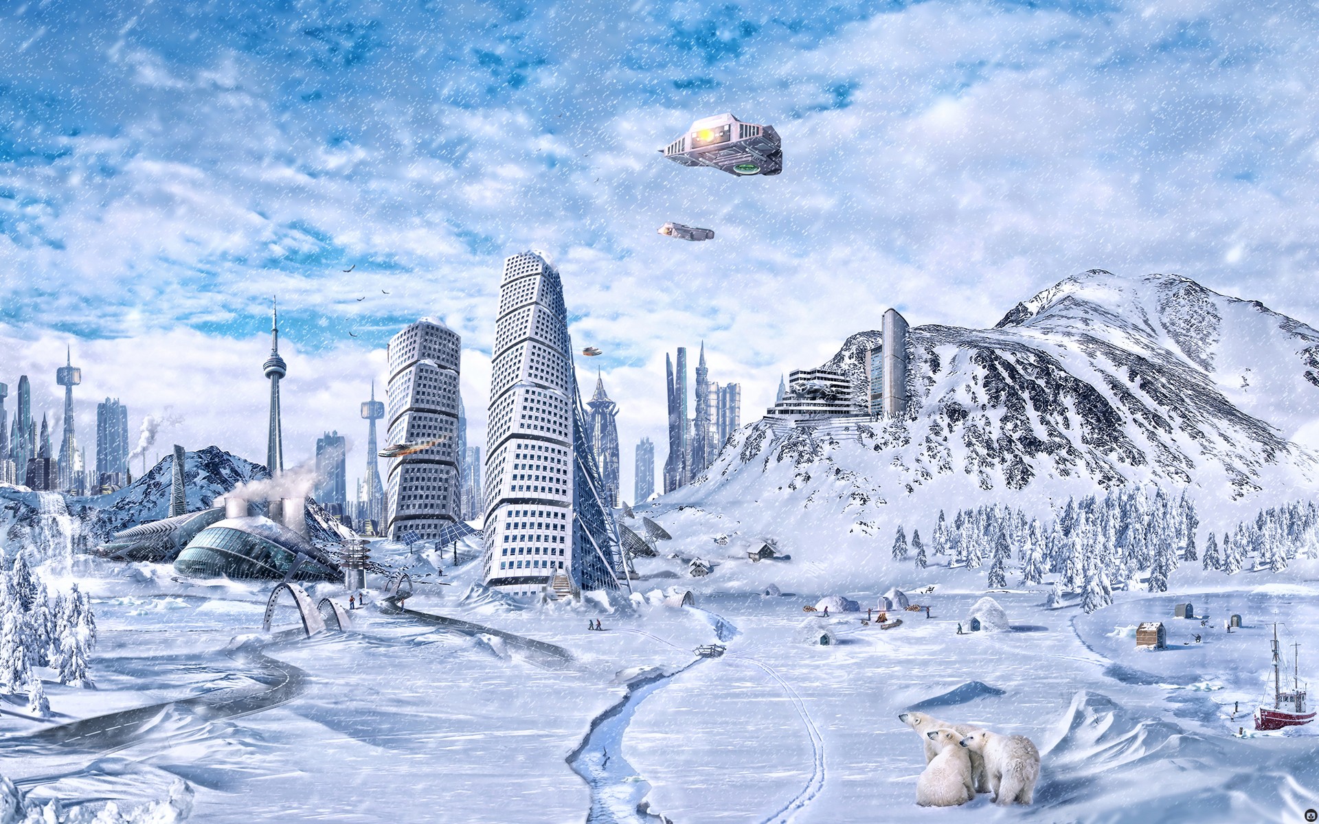 fine del mondo ghiaccio città