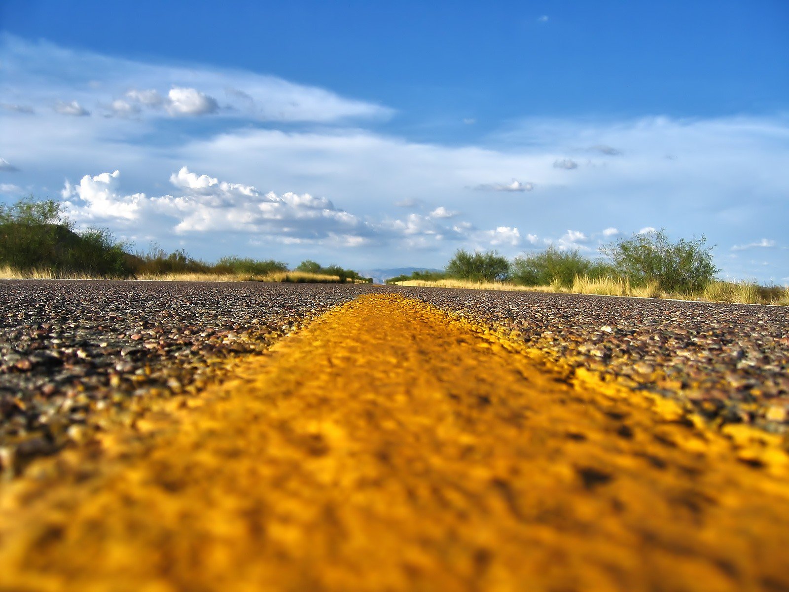 strada segnaletica orizzonte disseminato
