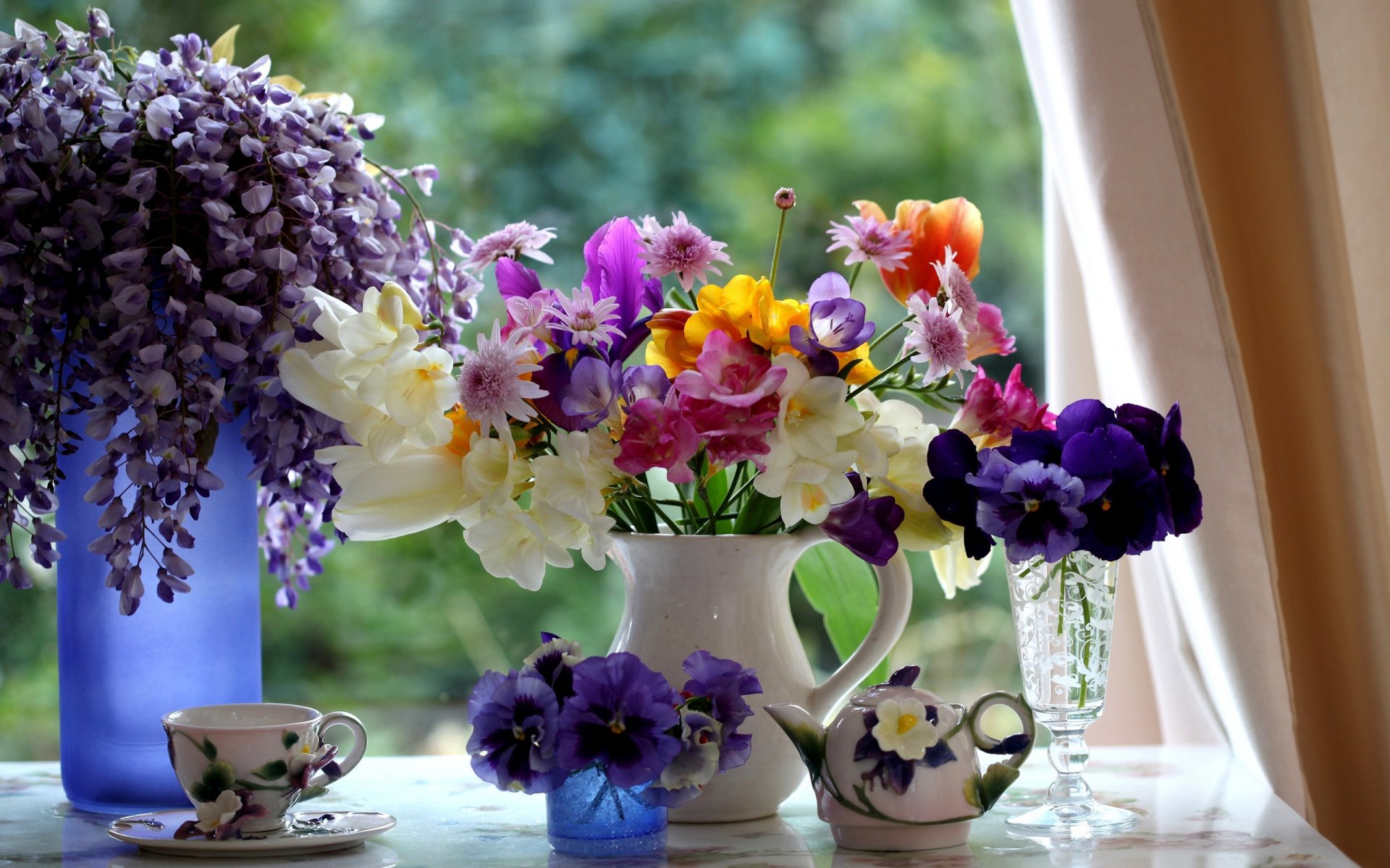 finestra vasi fiori