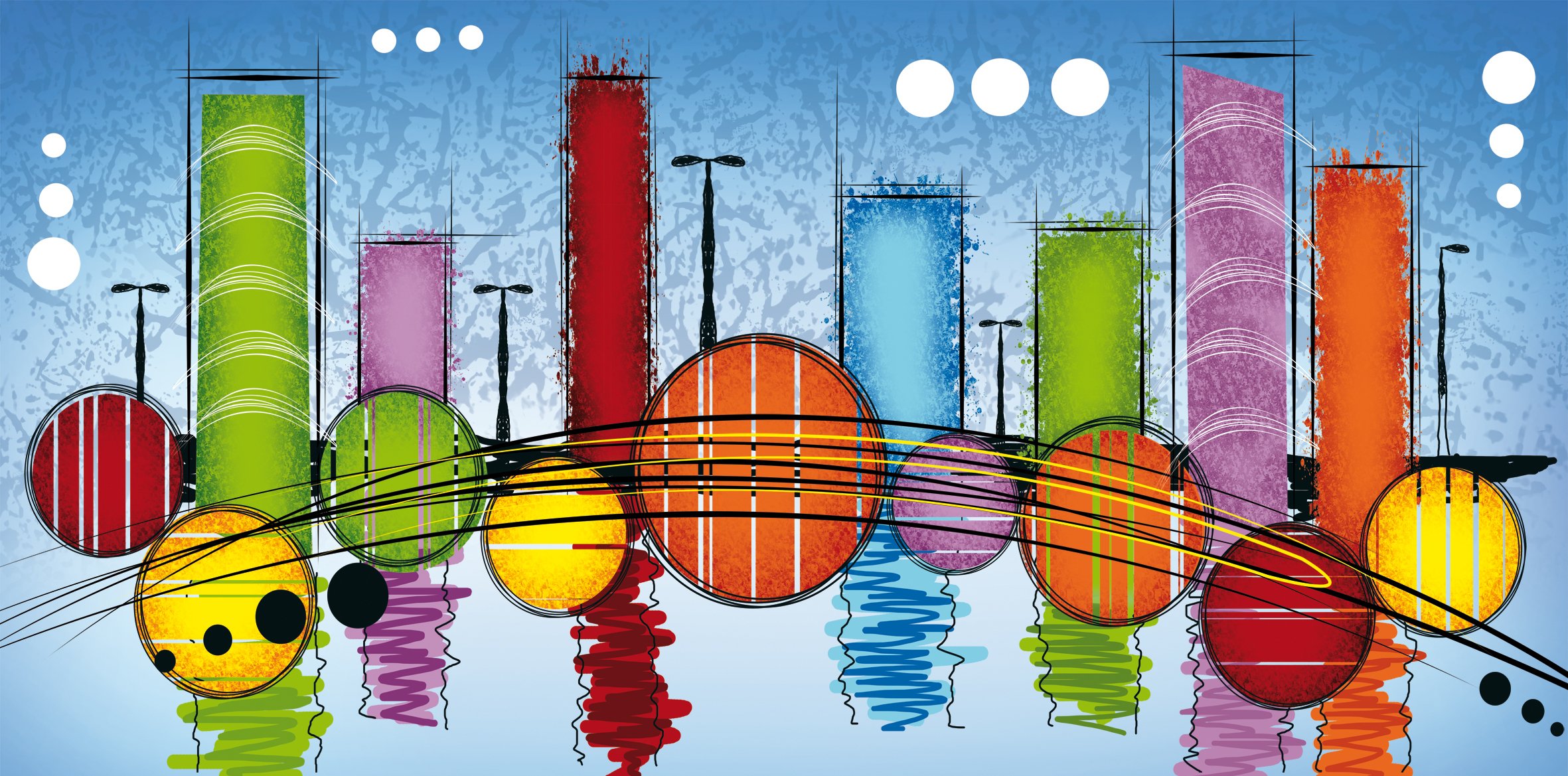 colore città geometria