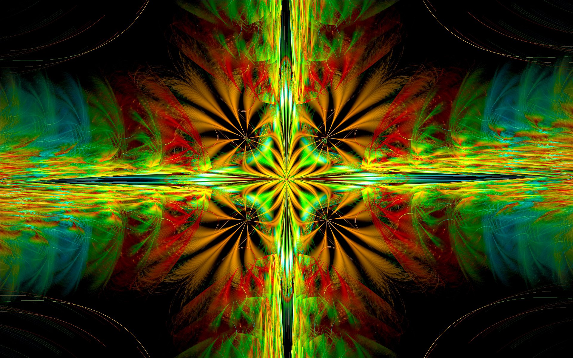 luce colore modello simmetria riflessione