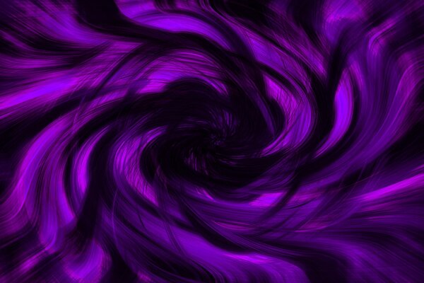 Bellissimo vortice viola con oscurità al centro