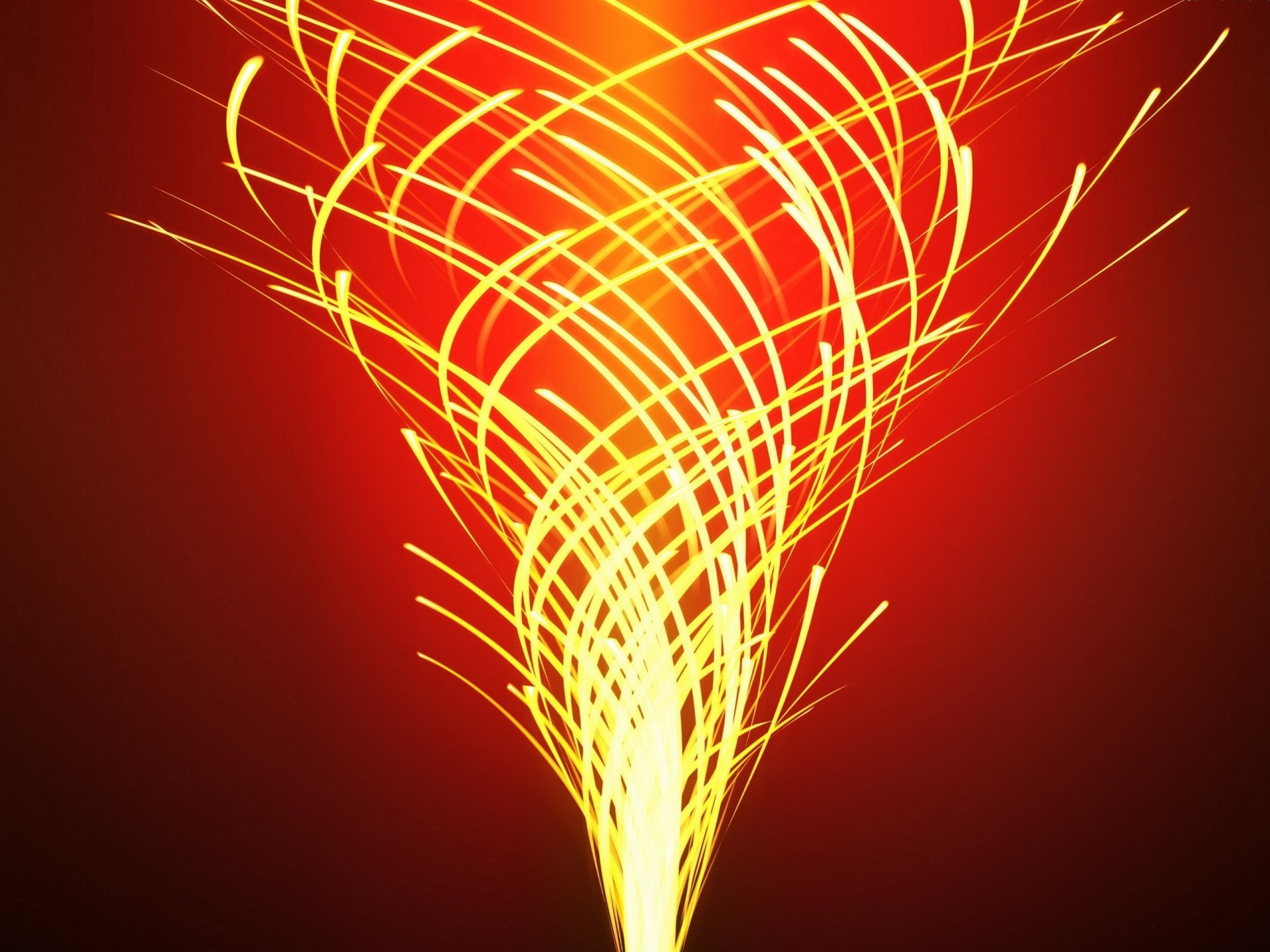 luce fascio carta da parati linee spirale vortice