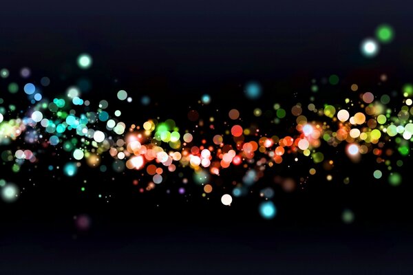 Luci colorate bokeh astrazione