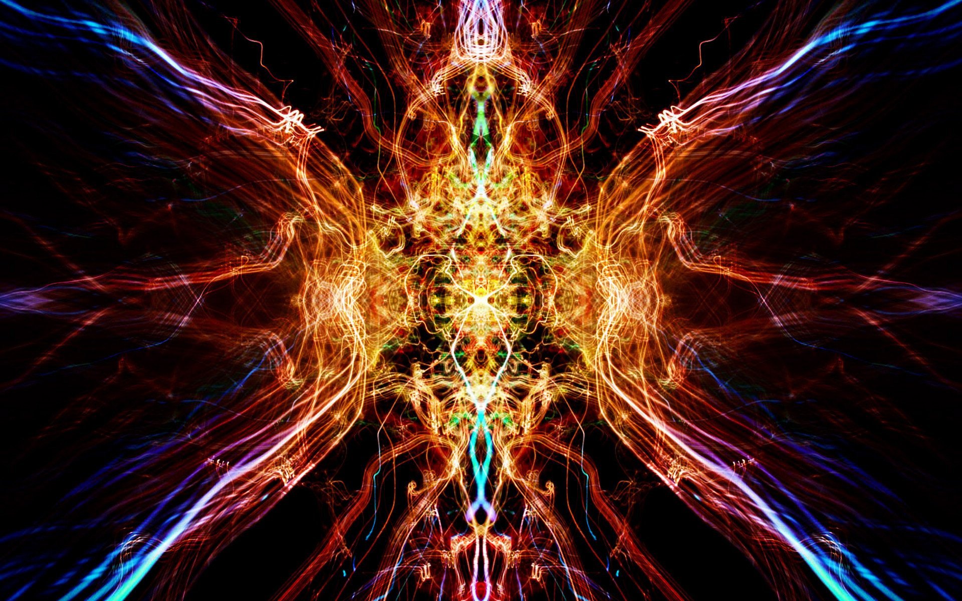 luce riflessione simmetria caleidoscopio