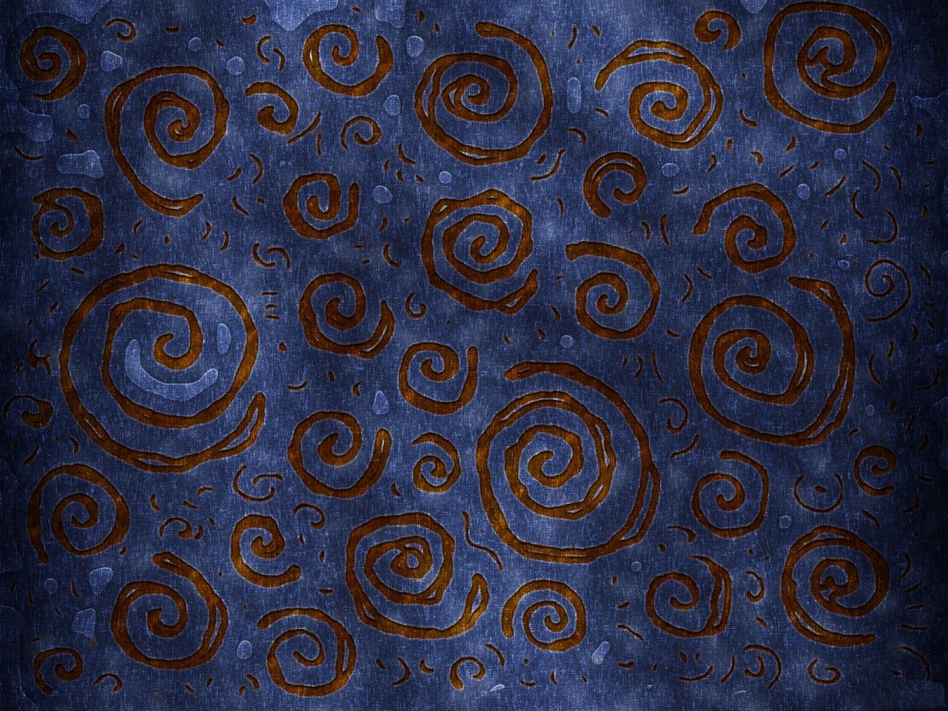 spirali astratto blu marrone