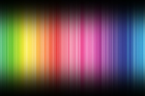 Spettro di colori a strisce verticali
