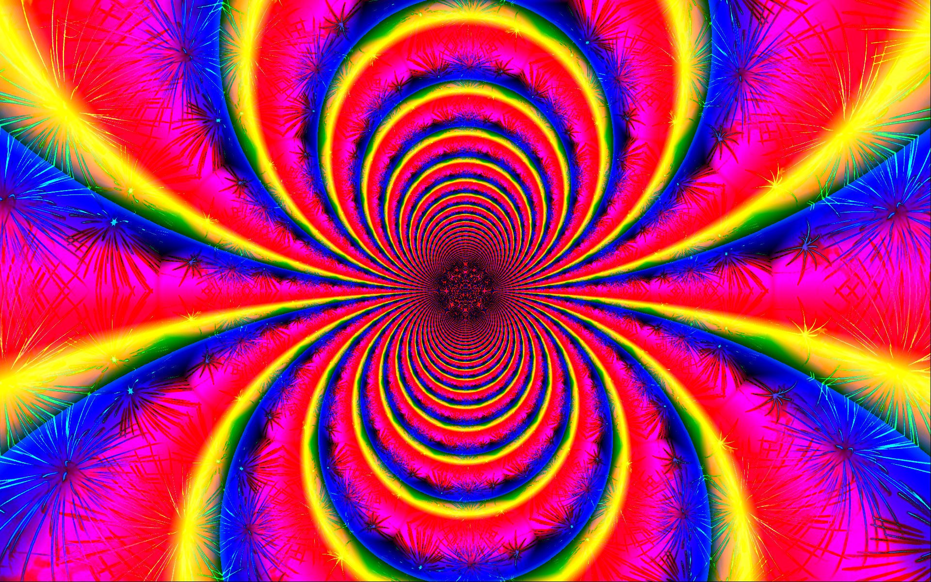 luce colore simmetria linee raggi