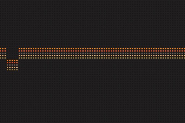 Strisce colorate su sfondo nero