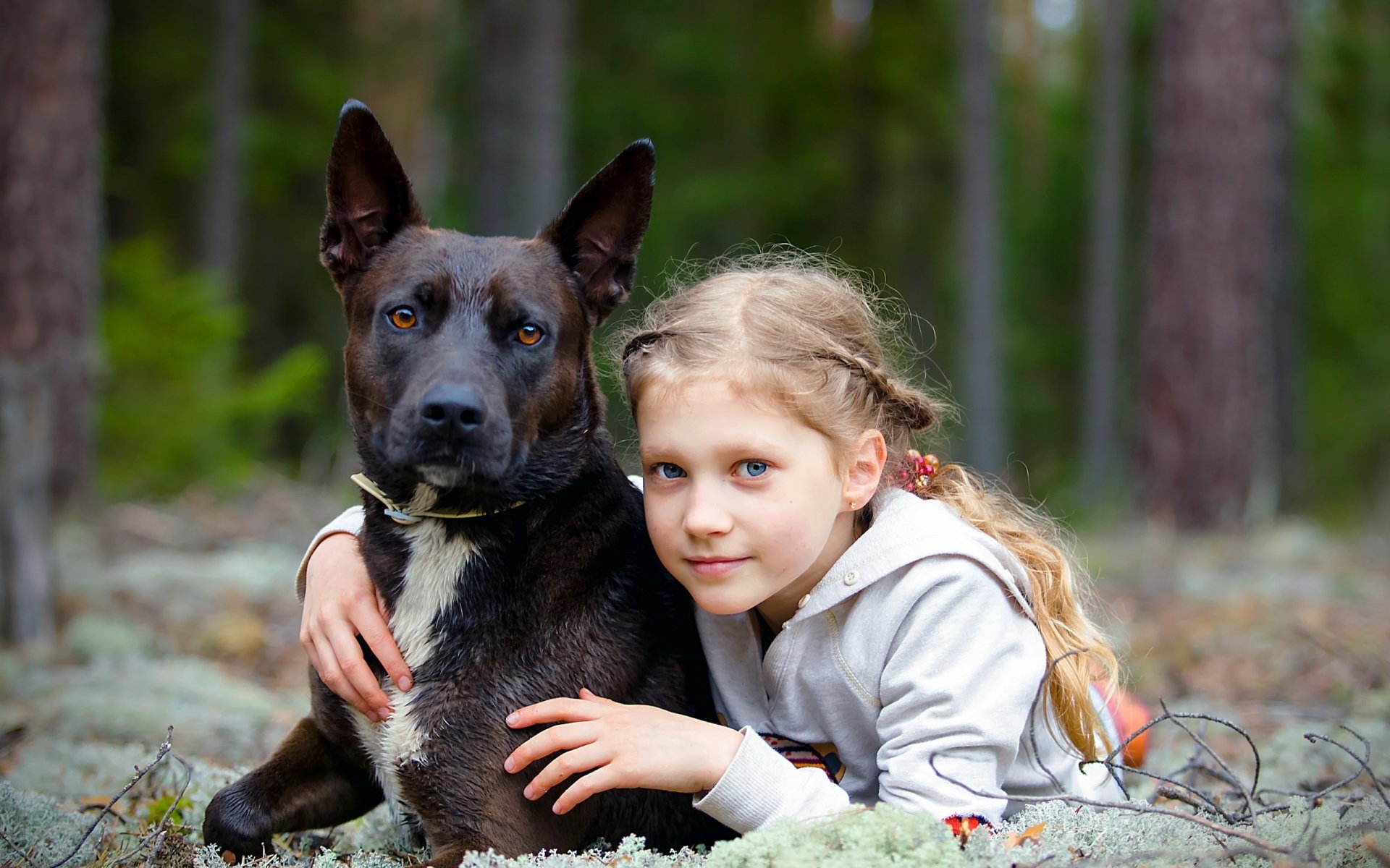 ragazza cane amici
