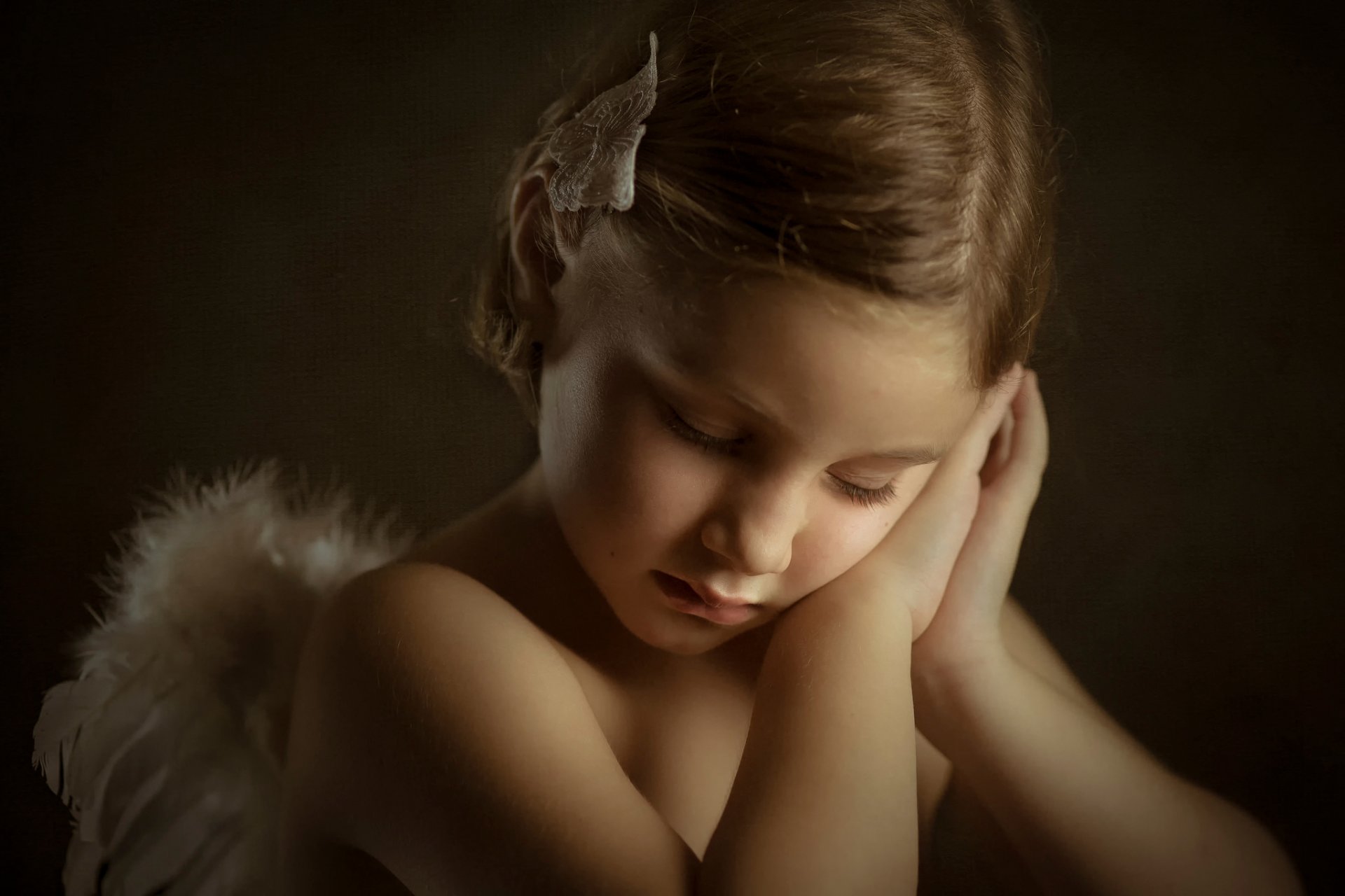 piccoli angeli mireia ragazza ritratto