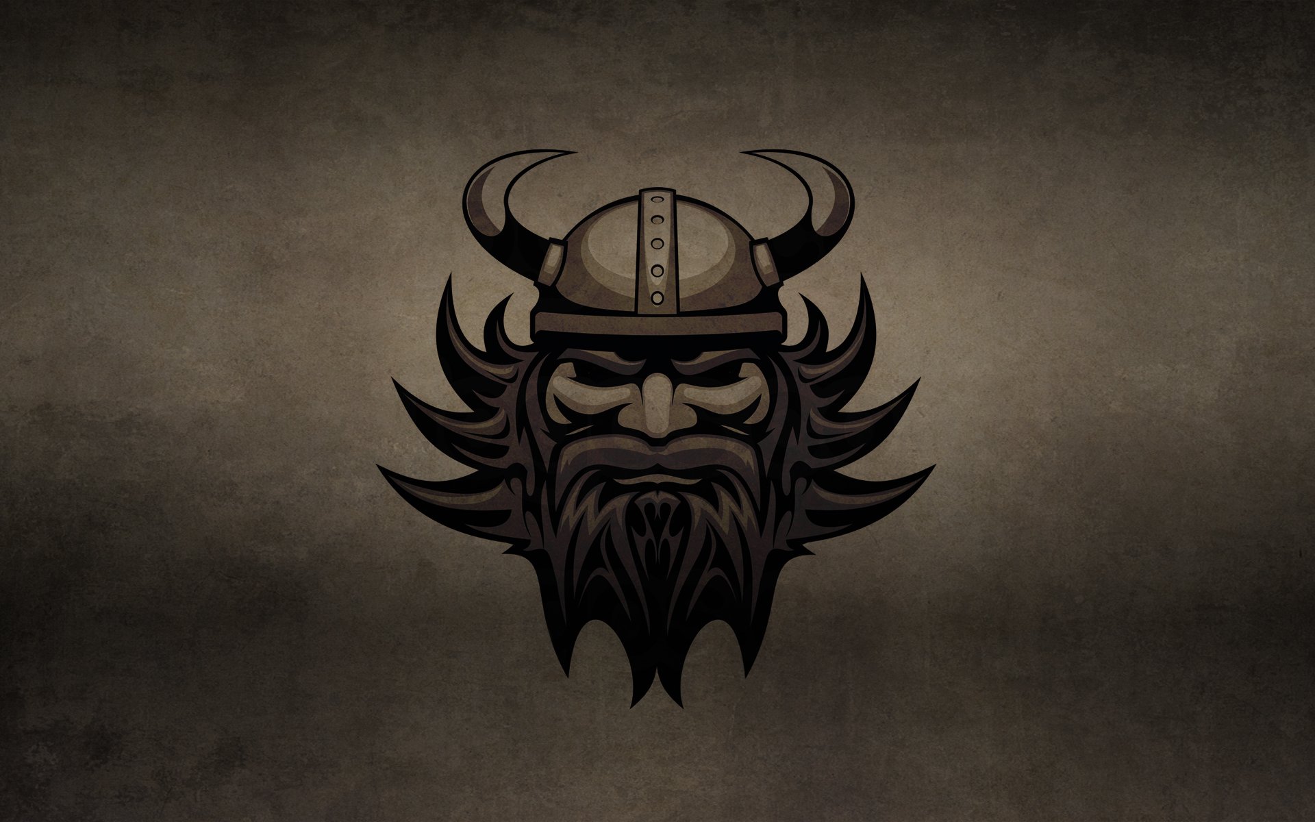 vichingo vichingo sfondo scuro casco corna testa barba gallo