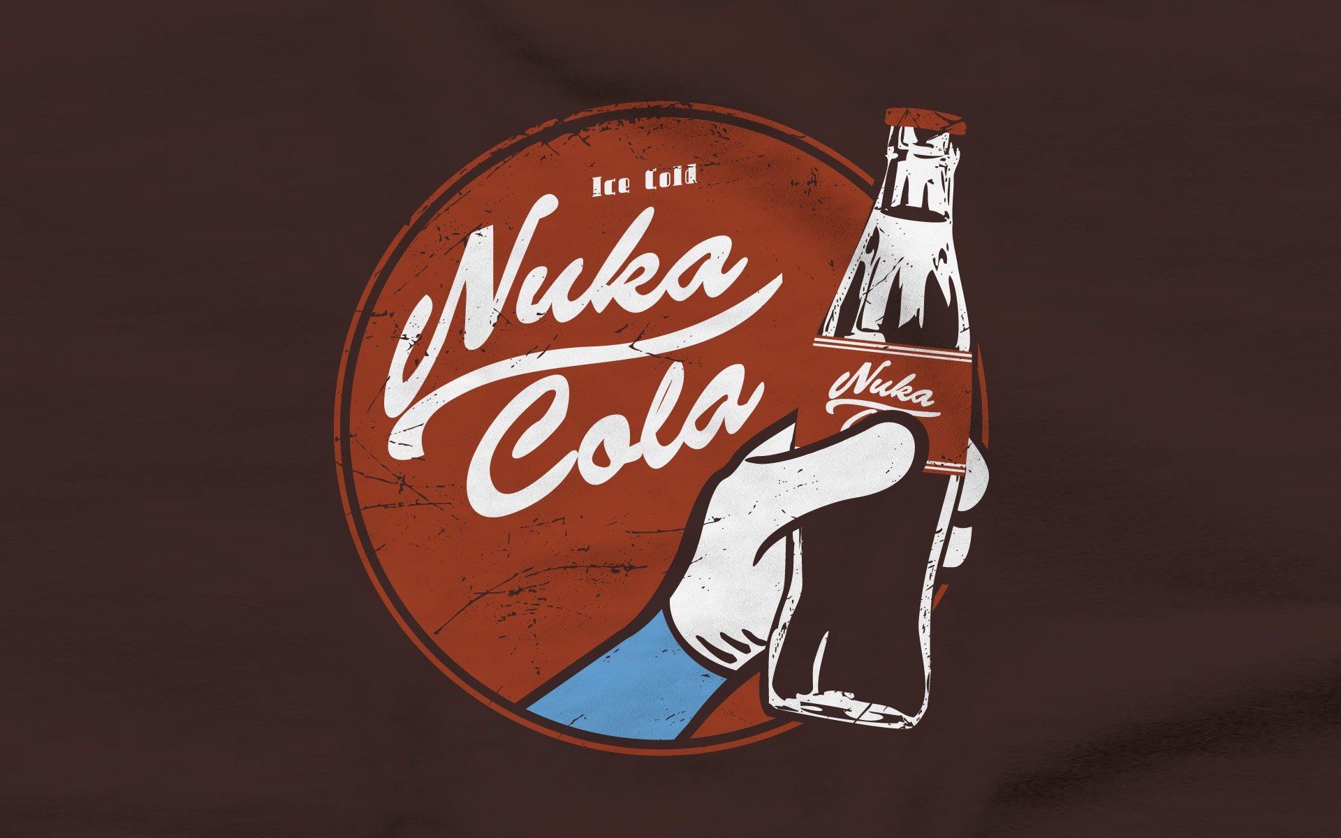 fallout fallout nucleercola coca-cola mano poster
